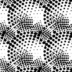 Modern halftone background meaningful dots Abstract futuristic backdrop.