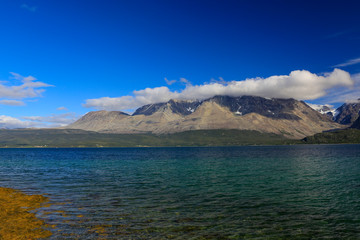 Summer landscape in Troms norway