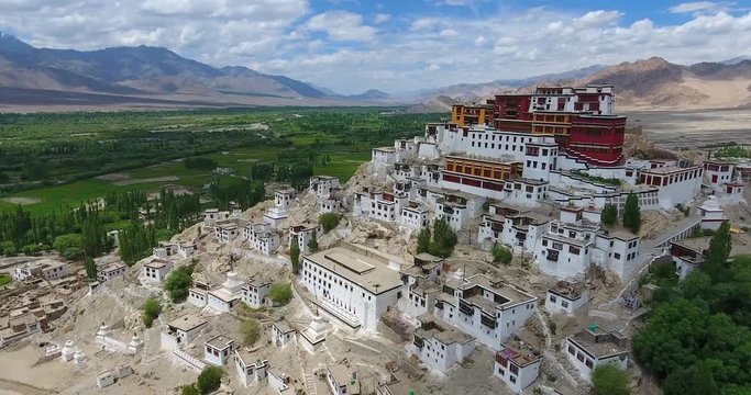 Thikse Gompa or Thikse Monastery is a gompa affiliated with the Gelug sect of Tibetan Buddhism. It is located on top of a hill in Thiksey approximately 19 kilometres east of Leh in Ladakh, India. 