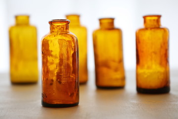 レトロなガラス瓶