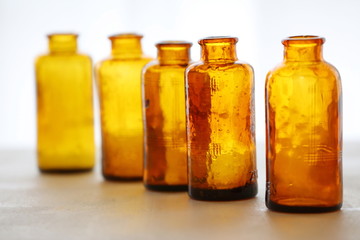 レトロなガラス瓶