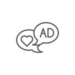 Social Media Ads Icon with advertising imagery, including social engagement