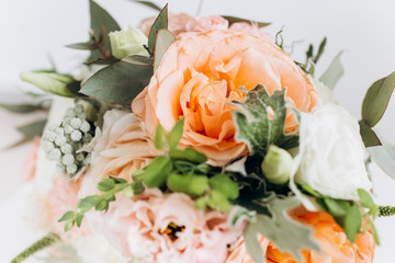 Wedding beauty wedding flowers. A bouquet for the bride.