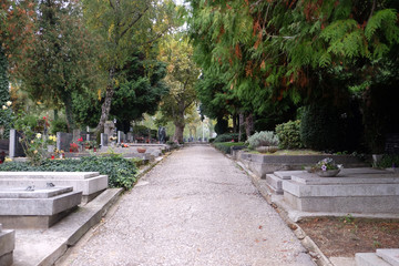 The Mirogoj cemetery is one of the most notable sites of Zagreb, Croatia 