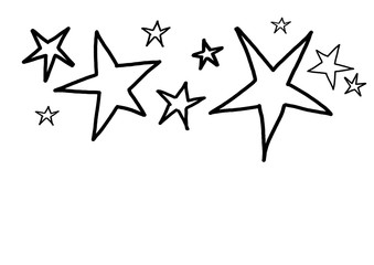 star pattern big and small for beauty and design