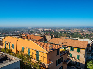 View of the Sanctuary of Maria SS. Of Quintiliolo near Tivoli, Italy