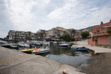 Fototapeta na wymiar cap corse port village
