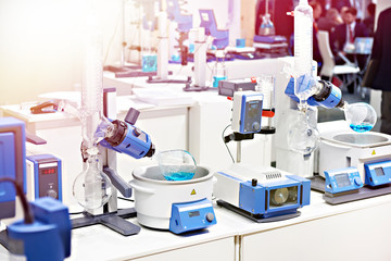 Modern chemical equipment for laboratory