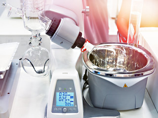 Laboratory rotary evaporator for chemistry
