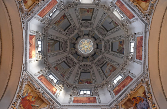 Dome in Salzburg cathedral 