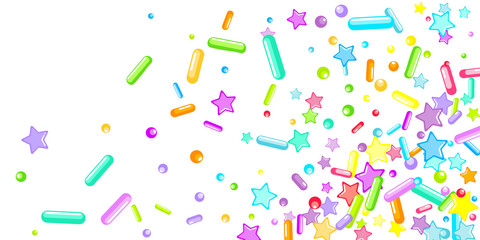 Sprinkles grainy. Cupcake donuts, dessert, bakery