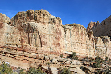 Capitol Reef National Park, Utah, in winter