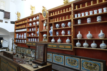 The third oldest pharmacy in the world in Franciscan monastery in Dubrovnik