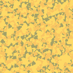 Desert camouflage of various shades of yellow, orange and green colors