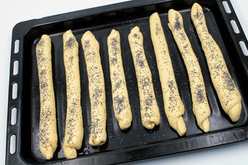 Bagels with poppy seeds