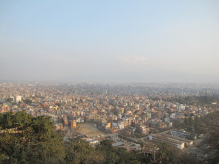 View of Kathmandu from the Monkey Temple (Swayambhu Maha Chaitya_)