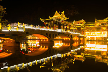 10 May 2016 The ancient city of Fenghuang is located in the southwest of Hunan, China.