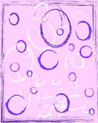 abstract background with ovals