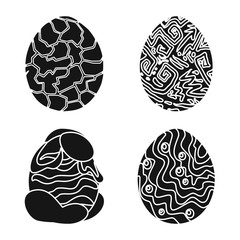 Vector design of fantastic and cute logo. Set of fantastic and magic vector icon for stock.