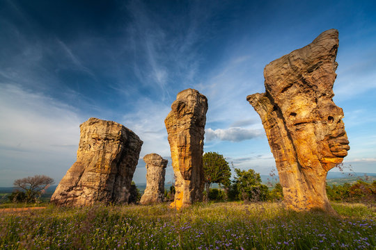 Mor Hin Khao, the stone henge of Thailand at Chaiyaphum province.