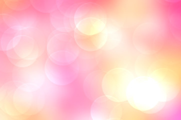 Pink background blur with bokeh