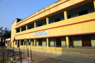 Father Ante Gabric Memorial School in Kumrokhali, West Bengal, India. The school is named after a famous Croatian Jesuit missionary Ante Gabric.