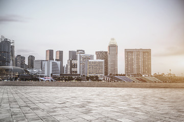 CBD city roads in Singapore
