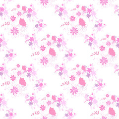 Fantastic flower purple small in fantasy style. Elegant decorative background. Beautiful nature. Ornamental plant.