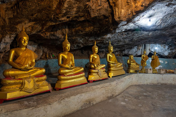 Buddha statues at Wat Tham Khao Pun