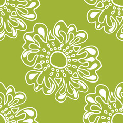 floral seamless pattern with flowers