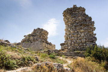 Tauric Chersonese in Sevastopol, ancient ruins, Crimea