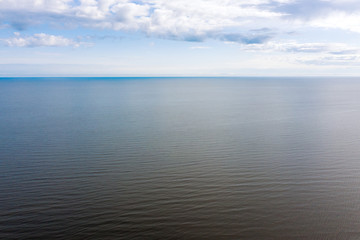 Gulf of Riga, Baltic sea in calm summer day.