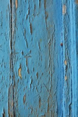Blue wooden door, abstract background
