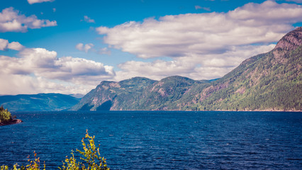 Tinnsjå, tinnsjo norweskie jezioro, góry skandynawskie