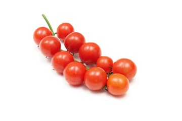tomatoes isolated on white background