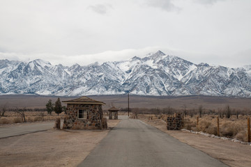 Manzanar Sentry post