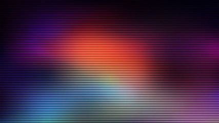Colorful gradient abstract background. Colorful horizontal lines. Vector illustration