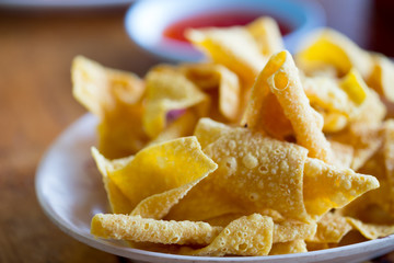 Crispy fried wonton