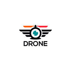 Drone Logo Template Stock Vectors