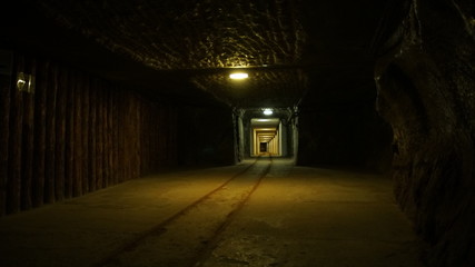 Fototapeta premium Salt Mine tunnel