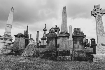 Metropolis Glasgow, black and white 