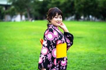 浴衣の女性