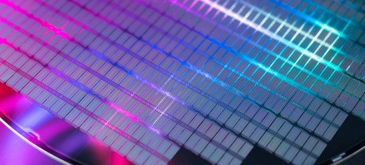 Fototapeta premium Silicon wafer