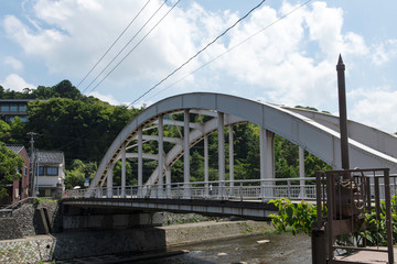 古都の小さな鉄橋
