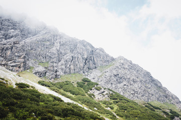Felsen mit Landschaft