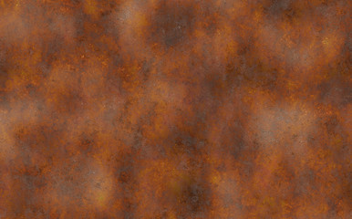 oxidized corroded rusty aged metal