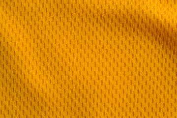 Orange color sports clothing fabric jersey football shirt texture top view