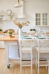 Table in restaurant.