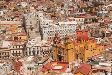 Fototapeta na wymiar Panoramica de Guanajuato