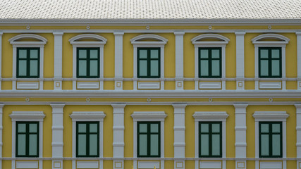 Building behind the Ministry of Defense building in Thailand